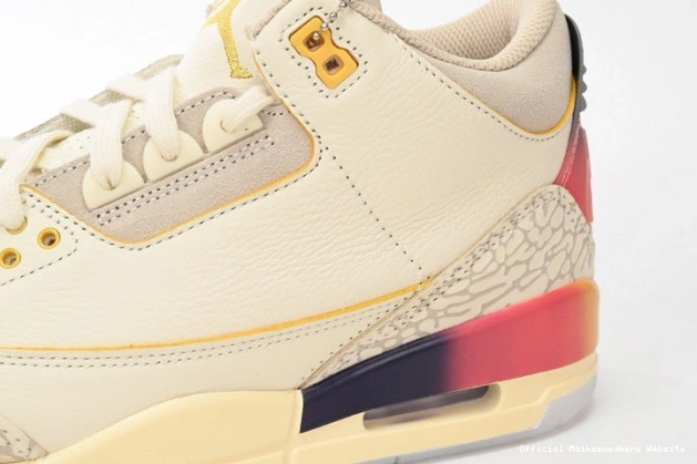 Official Maikesneakers Sunset FN0344-901 Jordan 3 Balvin Medellin x Air J 0813